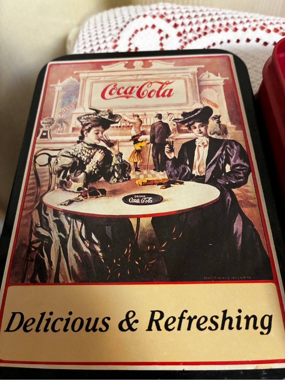 Coca Cola Retro Illustration Empty Tin Metal - Picture 8 of 10